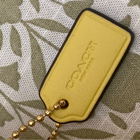 Coach Mini Lane Top Handle in Yellow - Picture 6 of 6